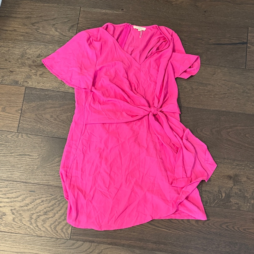Entro Pink Wrap Dress